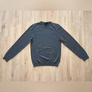 Hugo Boss Slim-Fit Sweater in Virgin Wool Crew Neck - Size Small